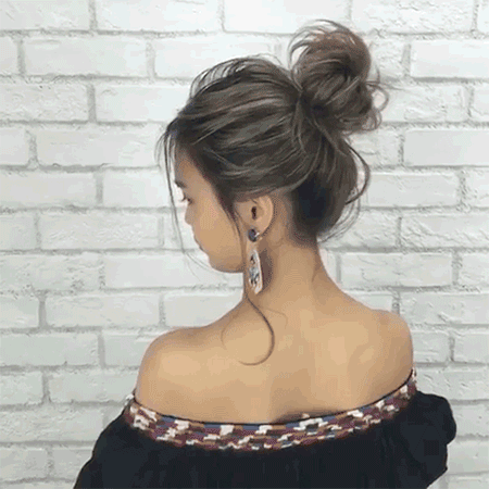 丸子头后面怎么鼓起来,丸子头后面怎么弄鼓起来
