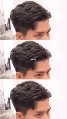 男士自然卷留什么发型（男生自然卷拉直效果）