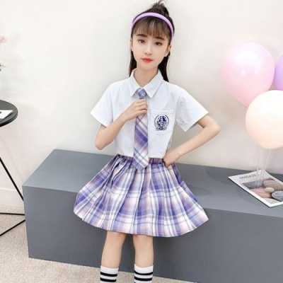 儿童穿jk服扎什么头发好看,小孩扎什么头发最好看又很凉爽