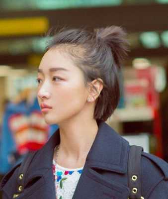怎样扎马尾好看无刘海,周冬雨的辫子怎么做的