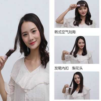 直发夹怎么卷刘海,卷发夹怎么卷刘海图解视频