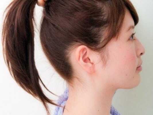 头发薄怎么扎马尾,头发少薄适合什么发型女