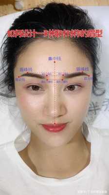 画眉毛时怎么确定眉头,眉头怎么化好看