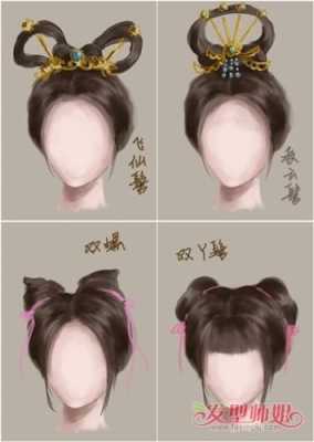 怎么编古代头发（古代女子如何将长发盘起）
