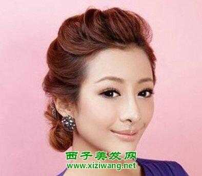 40岁女人发型脸胖头发多什么发型,胖脸怎么盘发好看