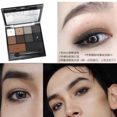 男士眼影怎么画（男士眼影怎么画初学者）