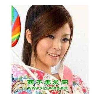 头发带旋剪什么刘海,斜刘海适合扎什么发型女