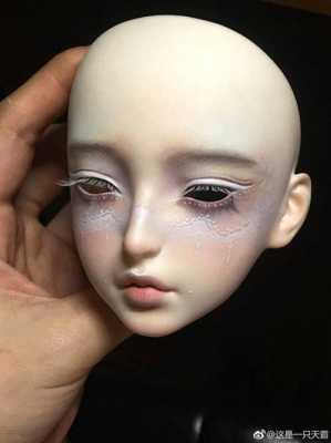 bjd水贴妆怎么贴,平脸怎么化妆好看