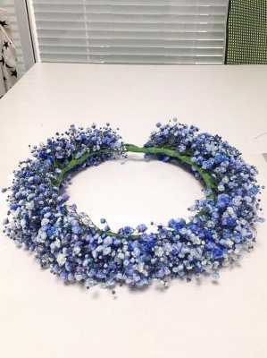 简单的花环怎么编（满天星花环怎么编）