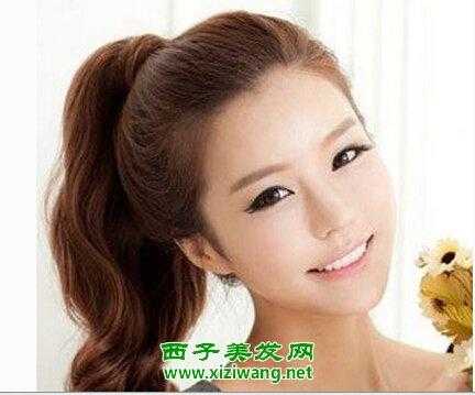 瓜子脸适合扎什么马尾（瓜子脸有双下巴适合什么发型）