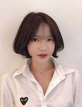 头发很硬适合留什么刘海,头发又短又厚什么发型好看