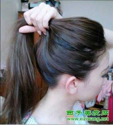 高马尾头顶蓬松的技巧,马尾辫前面怎么蓬松好看