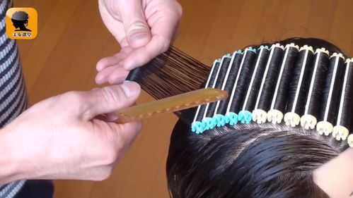 烫头的手法,编织烫教程