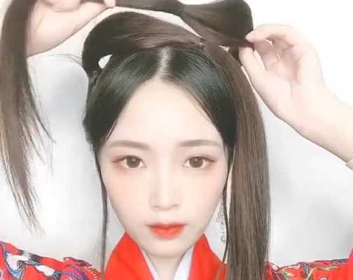 怎么扎头发好看又简单,汉服头发怎么扎简单又好看