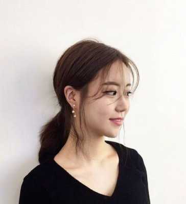 长发低马尾怎么扎,长发马尾怎么扎好看图片