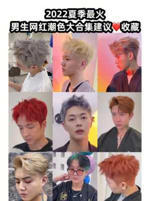 男生染什么颜色显脸白（什么色显白，男生衣服）