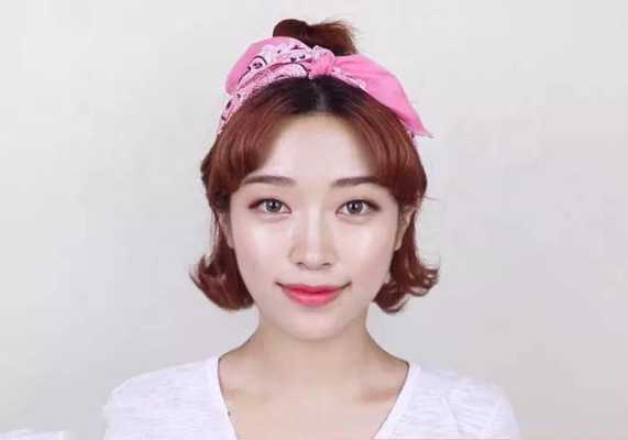 短发发带怎么绑好看,短发女生如何带发带