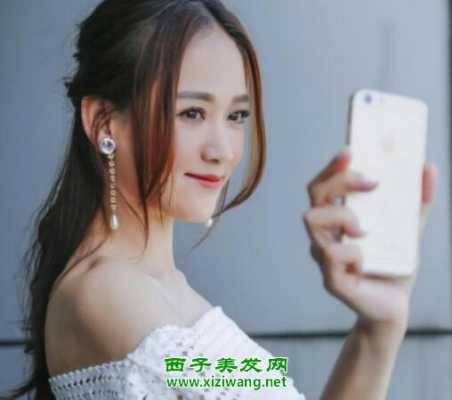 中分发型怎么梳,中分披发怎么弄好看图片