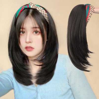 长发怎么佩戴假发,长头发怎么带短假发好看