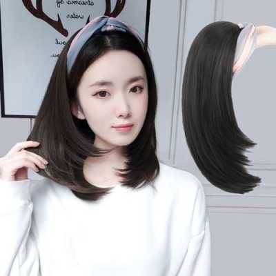 长发怎么佩戴假发,长头发怎么带短假发好看