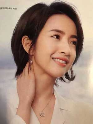 女生圆脸适合什么短发圆脸配短发这么好看,林依晨的短发