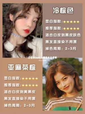 大学生染什么颜色的头发好看,大学生染什么发色好看女