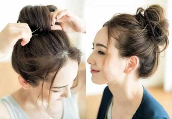 大脸丸子头怎么扎好看（大脸如何扎头发）