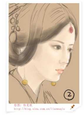 怎么画古装美女的头发（怎么将真人pS成古代美女）