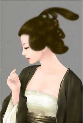 怎么画古装美女的头发（怎么将真人pS成古代美女）