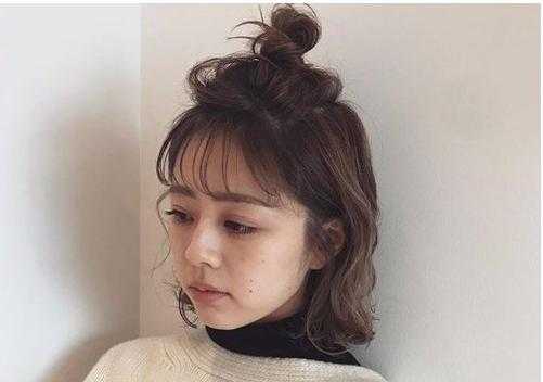 苹果脸女孩适合什么样的短发发型,女生短发怎么扎苹果头发