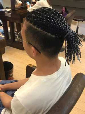 短发怎么绑脏辫,男生短发怎么编脏辫好看