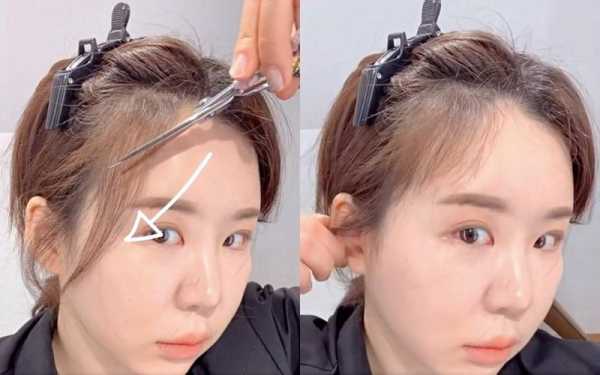 自己给自己剪碎发怎么剪,自己在家怎么剪碎发视频