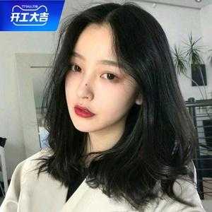 长发刘海怎么剪好看,中分黑长发