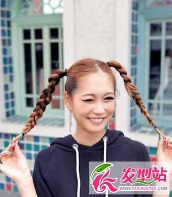 韩式羊角辫怎么扎（韩式羊角辫怎么扎简单教程）