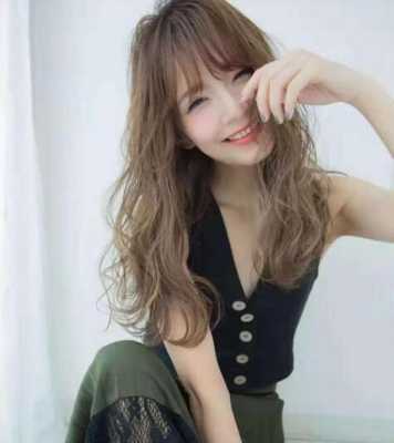 很长很长的头发适合什么刘海,刘海长适合烫什么发型女