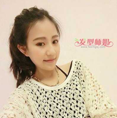 梨形脸怎么扎头发好看,梨形脸怎么扎头发好看图片