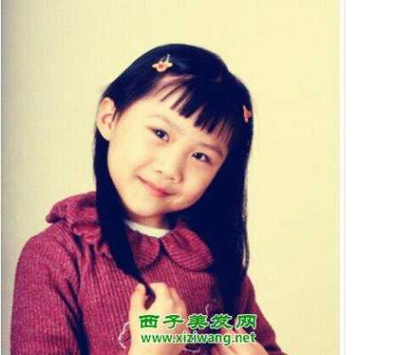 小孩头怎么剪好看图片（10到11岁女孩剪什么发型好看）