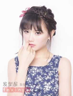 娃娃脸咋编发,娃娃脸的女生适合什么发型图片