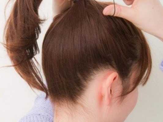 发量少怎么扎马尾图解（发量少怎么扎马尾图解女）