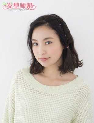 没刘海方脸怎么扎头发好看,方脸没刘海怎么扎马尾好看