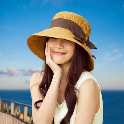 齐刘海太阳帽怎么戴好看,夏天齐刘海怎么戴帽子好看