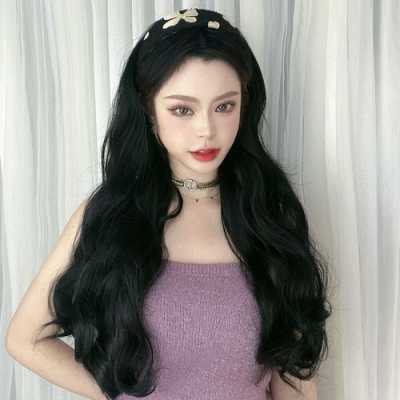 头发太长怎么戴假发,很长的头发怎么弄好看图片