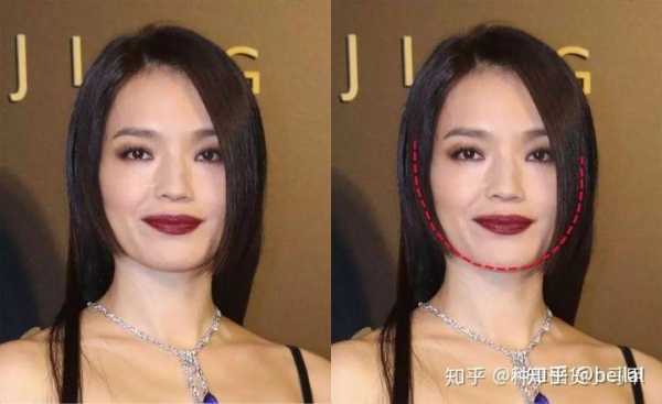 下巴很尖，俩边方是什么脸型,脸型有什么脸型图片